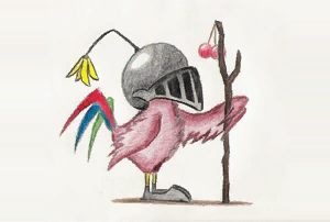 "Clucky Knight" by Broderick Poling
