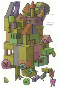 "Building Block Castle" by TOKKO