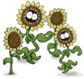 Artwork of sunflowers and Moonflowers