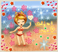 Princess Apricot at Over-there-Beach