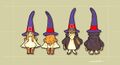 Concept art of Carefree Adults dressed as Wizards